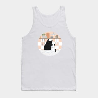 Sweet Milky Morning in Cat’s Kitchen Tank Top